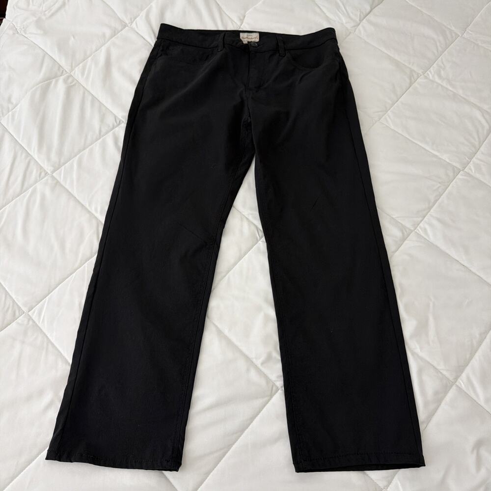 Weatherproof Vintage Tech Pant Mens Size 36x30 Stretch Nylon Fabric Black